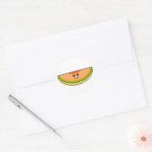 Sticker Rond Cute Cantaloupe (Enveloppe)
