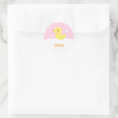 Sticker Rond Cute Caoutchouc dans la douche pour les filles (Sac)