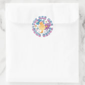 Sticker Rond Cute Chick - Vous êtes un Cool Chick (Sac)