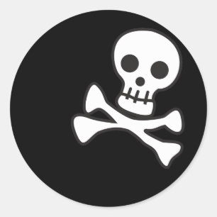 Sticker Rond Cute crane