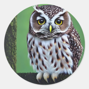 Sticker Rond Cute Cuddly Artsy
