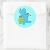 Sticker Rond Cute Dragon (Sac)