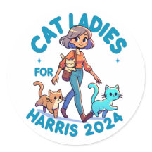 Cute Drôle Fille Enfant Chat Lady Kamala Harris