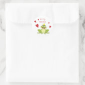 Sticker Rond Cute Frog Prince (Sac)