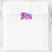 Sticker Rond Cute fun coaster (Sac)