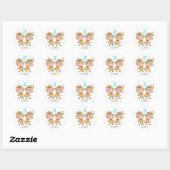 Sticker Rond Cute Gemini Twins (Feuille)