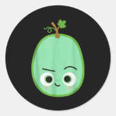 Sticker Rond Cute Good Egg Teacher Halloween Costume Group The (Devant)