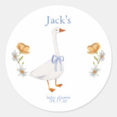 Sticker Rond cute gosling (Devant)