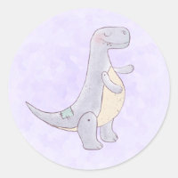 Cute Gray Tyrannosaure Rex Dinosaur Toy