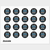 Sticker Rond Cute Ice Rink Synchronized appelle (Feuille)