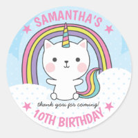 Cute Kawaii Catcorn Chat Unicorn