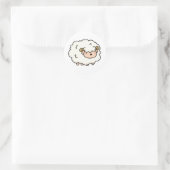 Sticker Rond Cute Kawaii Little Lamb (Sac)