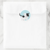 Sticker Rond Cute Kitten (Sac)