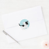 Sticker Rond Cute Kitten (Enveloppe)