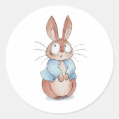 Sticker Rond Cute lapin (Devant)
