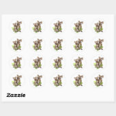 Sticker Rond Cute Little Koala Ours Animal australien (Feuille)