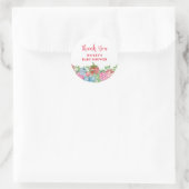 Sticker Rond Cute Moderne Berry sauvage Baby shower sucré (Sac)