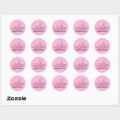 Sticker Rond Cute Nasutoceratops (Feuille)