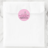 Sticker Rond Cute Nasutoceratops (Sac)