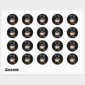 Sticker Rond Cute Ninja Cat (Feuille)