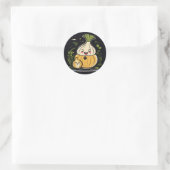 Sticker Rond Cute Onion Adventure (Sac)