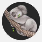 Sticker Rond Cute Ours Koala (Devant)