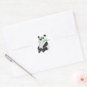 Sticker Rond Cute Panda (Enveloppe)
