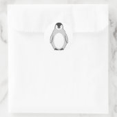 Sticker Rond Cute Penguin (Sac)