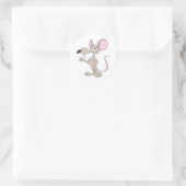 Sticker Rond Cute rat (Sac)