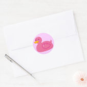 Sticker Rond Cute Rubberducky (Enveloppe)