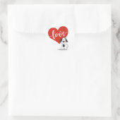 Sticker Rond Cute Valentine (Sac)