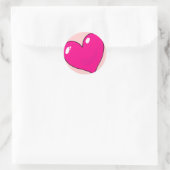 Sticker Rond Cute Valentines (Sac)