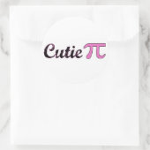 Sticker Rond Cutie Pi (Sac)