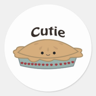 Sticker Rond Cutie Pie