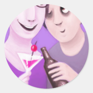 Sticker Rond Cuties In Love : Frosting (cercle)