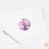 Sticker Rond Cuties In Love : Frosting (cercle) (Enveloppe)