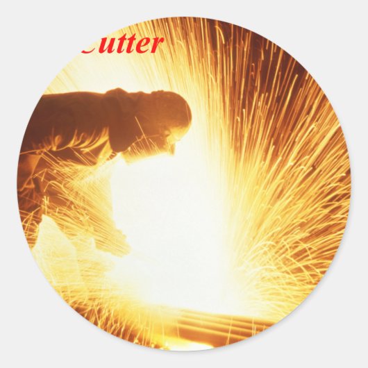 Sticker Rond Cutter en acier (Devant)