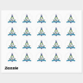 STICKER ROND CYBERMASONS (Feuille)