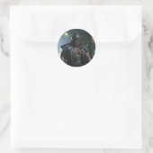 Sticker Rond Cyberpunk Villain (Sac)