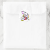 Sticker Rond Cybunny jaune étreinte Negg (Sac)