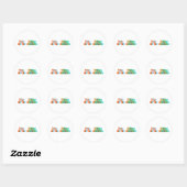 Sticker Rond Cyclers, Cyclers, Freins (Feuille)