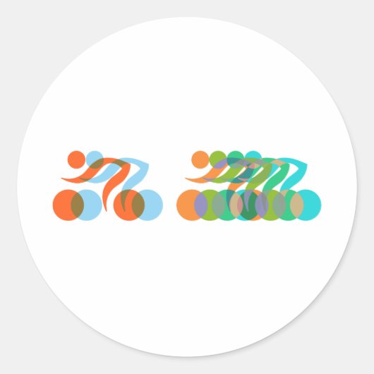 Sticker Rond Cyclers, Cyclers, Freins (Devant)
