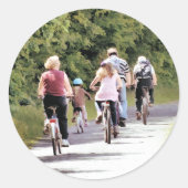 STICKER ROND CYCLISME (Devant)