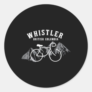 Sticker Rond Cyclisme Whistler Vancouver Colombie-Britannique C