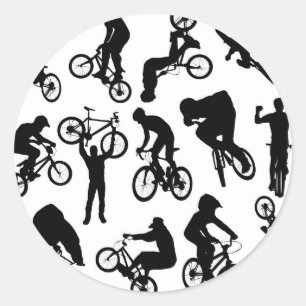 Sticker Rond cycliste