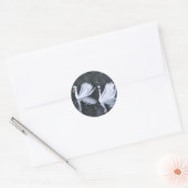 Sticker Rond Cygnes de Versailles (Enveloppe)