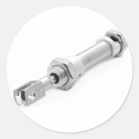 Sticker Rond Cylindre à moteur (Devant)