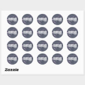 Sticker Rond Cymbalisme II - Modèle (Feuille)