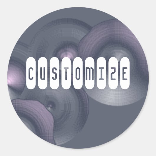 Sticker Rond Cymbalisme II - Modèle (Devant)
