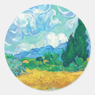 Sticker Rond Cyprès